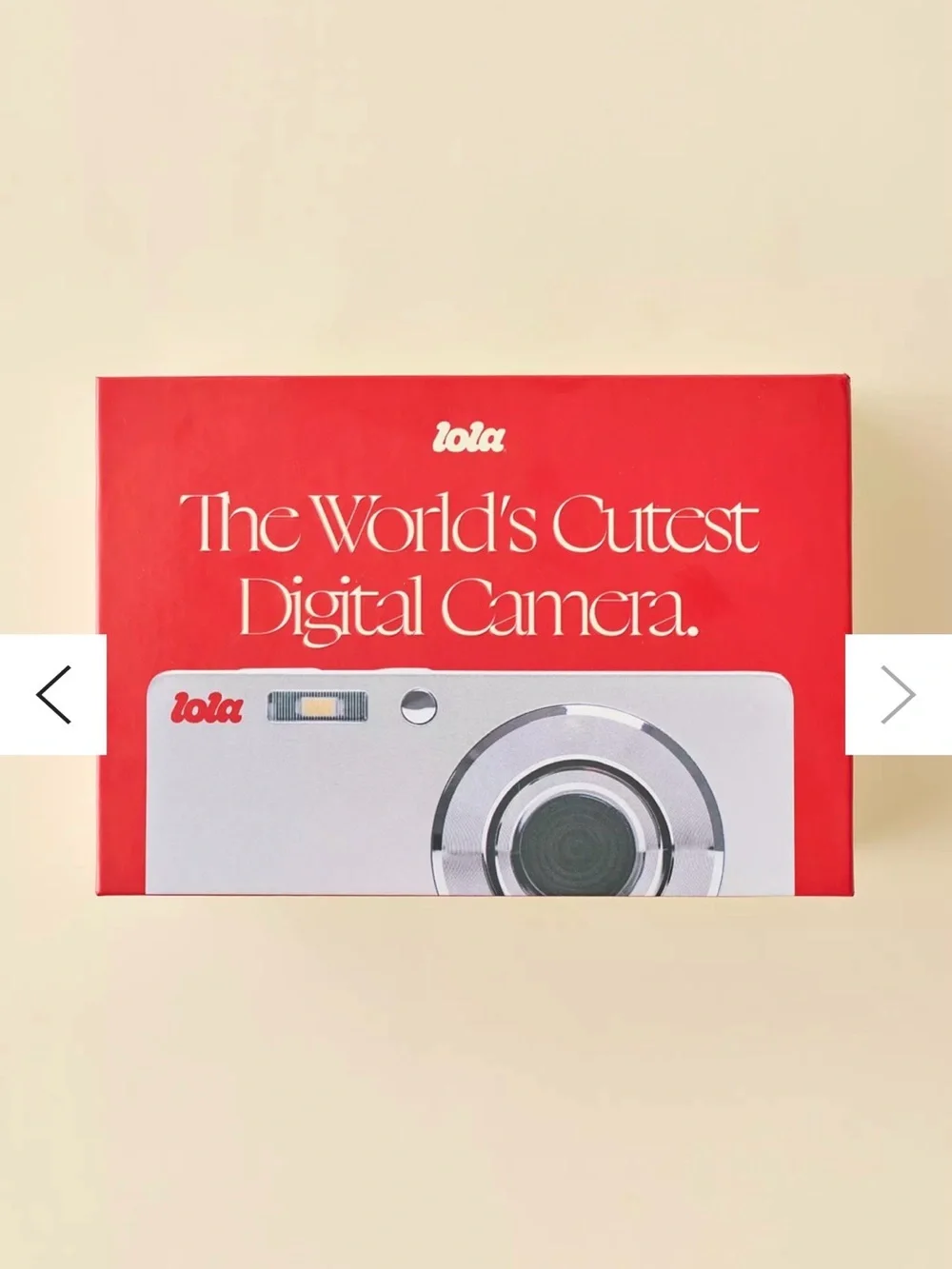 lola Silver Compact Digital Camera with 32GB SD Card